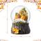 Glitzhome® 5.75"H Fall Sunflower and Pumpkin Resin Waterglobe